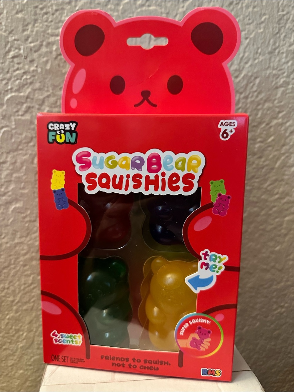 RMS Sugar Bear Squishies - 4 pack